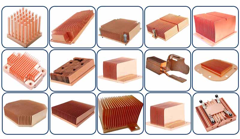 Cowin Thermal copper heatsinks